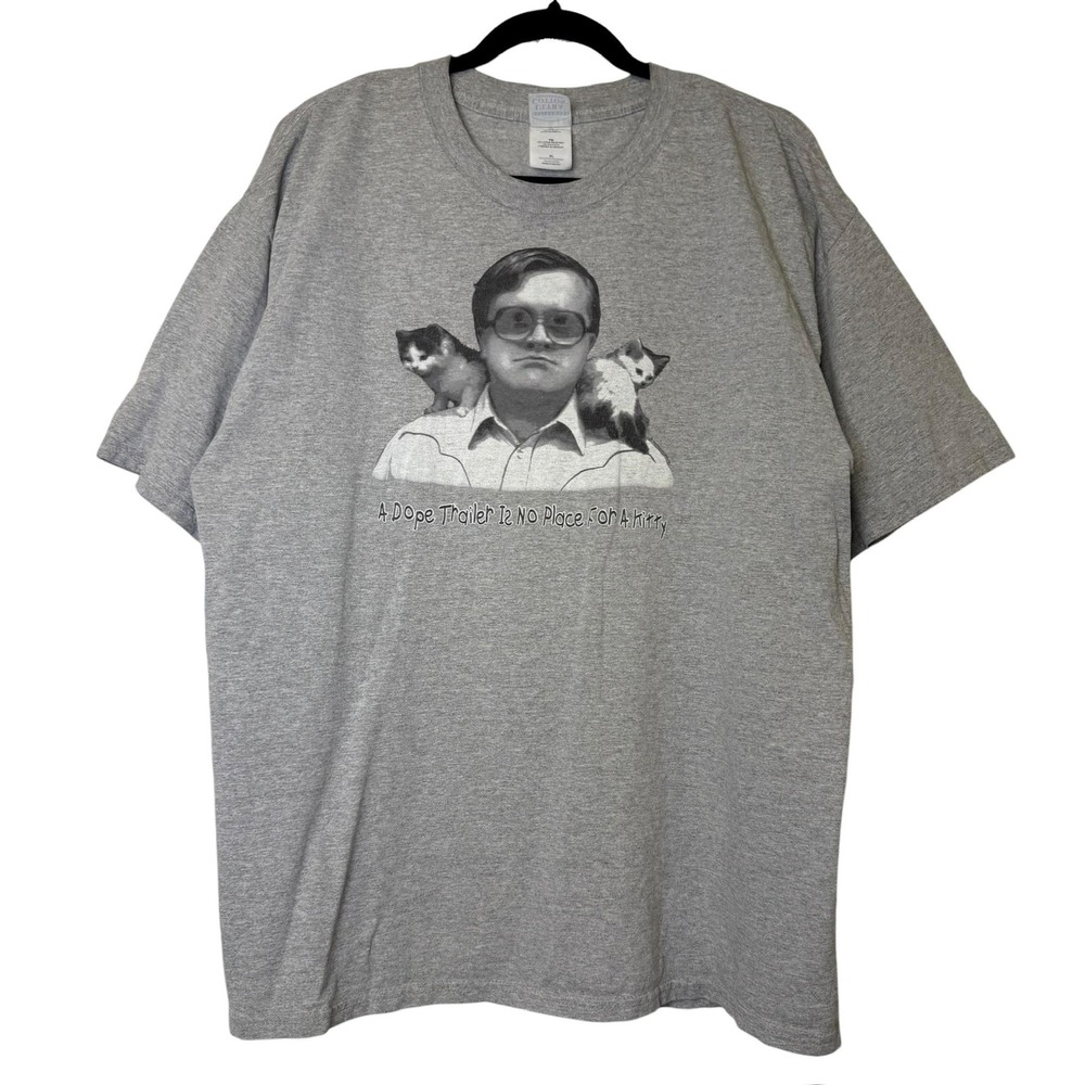 VTG 2000s Trailer Park Boys TV Showcase Promo Bubble Kitty Cat TShirt XL
